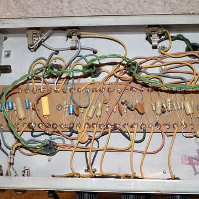 Vintage 1974 Traynor Studio Mate Tube Amp Chassis - Fully Working and Sounding Great!! image 4