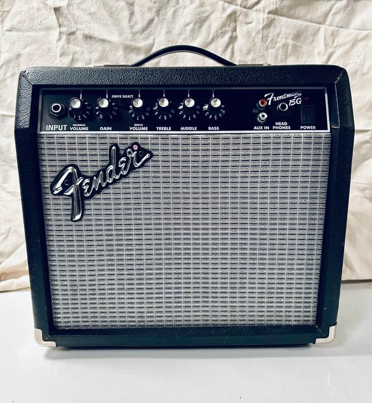 Fender Frontman 15G Series II 2-Channel 15-Watt 1x8" Guitar Practice Amp 2002 - 2010 - Black image 1