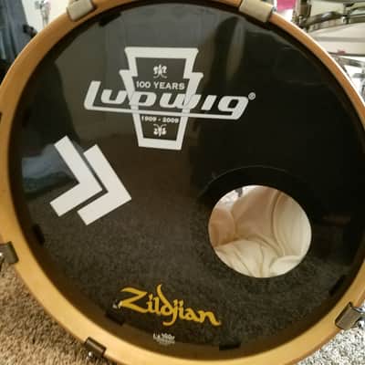 Ludwig Epic Series 100th Anniversary  2009 Attic White image 4