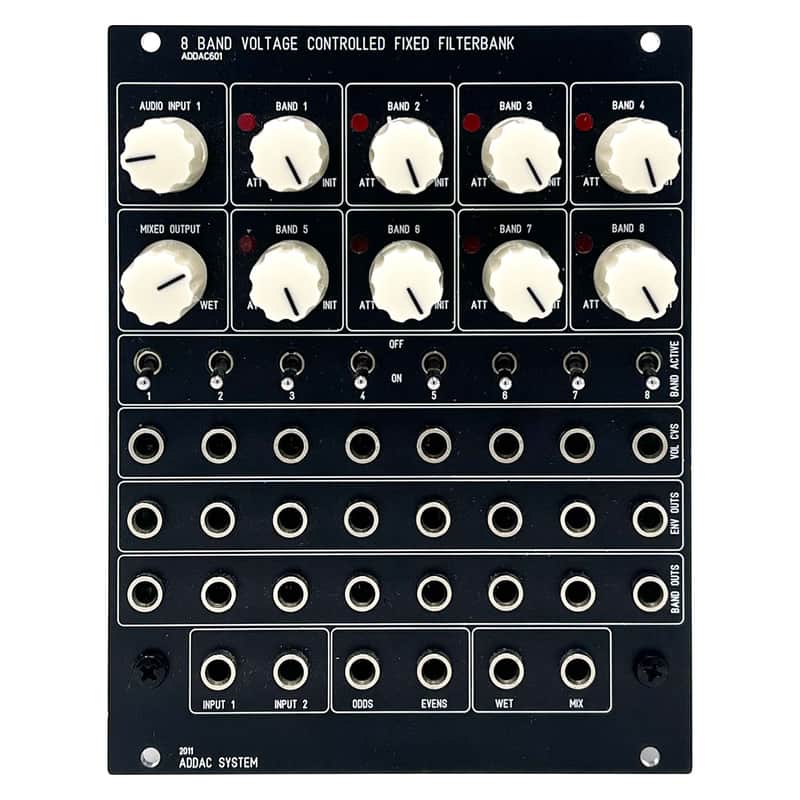 ADDAC 601 VC Fixed Filterbank Eurorack Filter Module (ADDAC601) (Pre-owned) image 1
