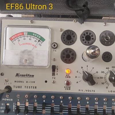 Set of 3 Ultron EF86 Tubes – Mesh Shield (Tested Good) image 7