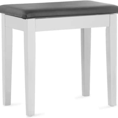 Stagg PBF23 WHM SBK Piano Bench w/Black Vinyl Top & Storage Compartment image 3