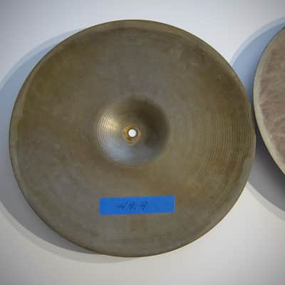 Zildjian Hi Hat Cymbals Beautiful Set of Two Circa-1970s-Gold image 8