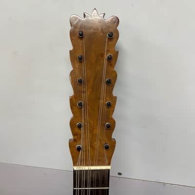 Vintage R Wilkinson Custom Made 12-String Classical Baroque Guitar with Case Made for Rod Stucky image 5