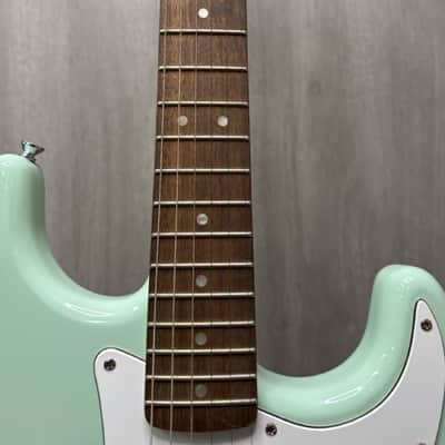 Fender Squier Affinity Stratocaster Electric Guitar Surf Green image 4