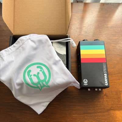 Walrus Audio Canvas Stereo Dual Line Isolator Direct Box 2022 - Present - Black w/ Rainbow Graphic image 1