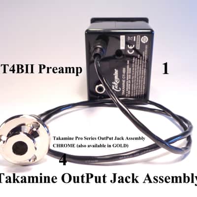 Takamine DIY UpGrade Kit CT4BII Preamp / TP0808C Output Jack Assembly / TP0821 Preamp Mounting Frame / TP0807 Palathetic Pickup image 13