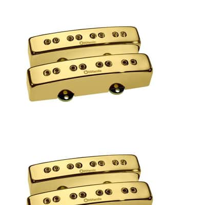 DiMarzio DP302 RELENTLESS JTM BASS PAIR, Gold Cover - New image 3