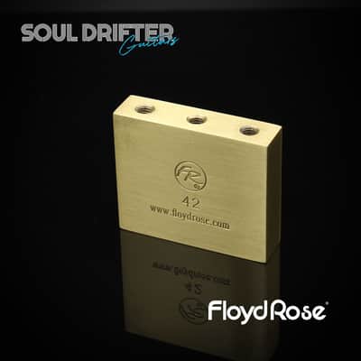 Floyd Rose Original Fat Brass Tremolo Block - 42 mm-Without Screws image 1