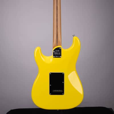Fender Limited Edition American Ultra II Stratocaster HSS Electric Guitar - Graffiti Yellow image 4