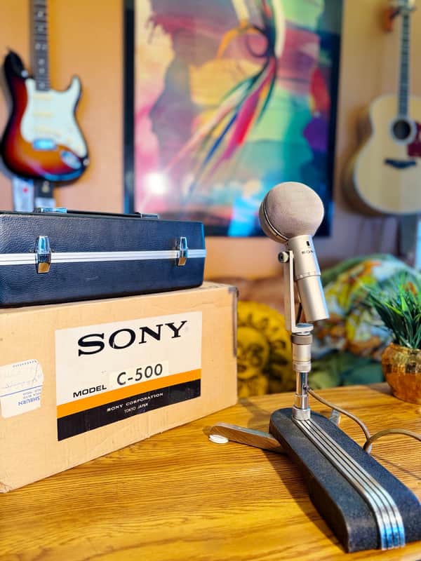 Vintage Sony C-500 Condenser Microphone -1970’s (#6) *Rare (like U47fet) image 1