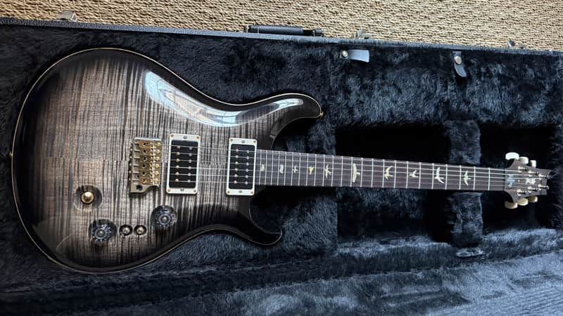 PRS Custom 24 35th Anniversary Charcoal Burst 10 Top Pattern Thin Neck Guitar image 1