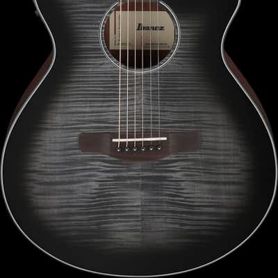 Ibanez AEG70-TCH AEG Acoustic Guitar 6-String - Transparent Charcoal Burst image 16
