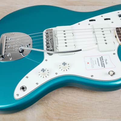 Fender Traditional II Late 60s Jazzmaster with Matching Headstock 2026 Ocean Turquoise Metallic Japan MIJ w/ Gig Bag, Case Candy image 7