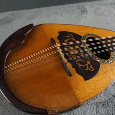 Suzuki Mandola No. 552 Vintage Japanese Bowl Back Mandola w/ Original Case image 4