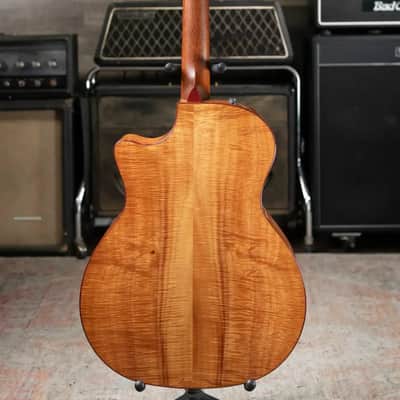 Taylor Custom Shop Master Grade Koa Grand Auditorium Acoustic/Electric Guitar with Hardshell Case - Used image 10