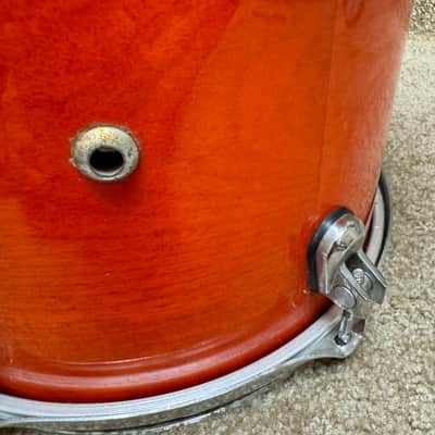 Basix Tom w/ Suspension Mount 12x10 Orange Stain image 10