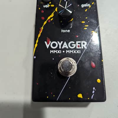 Walrus Audio Voyager Preamp/Overdrive Limited Edition - 10 Year Anniversary 2021 - Black Splatter