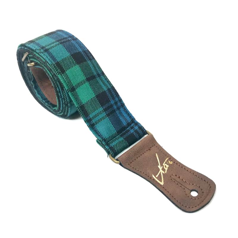 Vtar Vegan Guitar Strap - Campbell Tartan image 1
