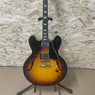 Gibson Memphis ES-335 Block 2015 - 2016 - Satin Sunburst image 1