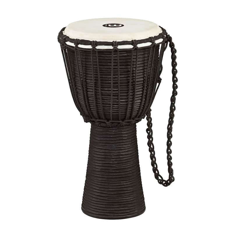 Meinl HDJ3-M Black River Series Headliner Rope-Tuned Djembe - 10" image 1