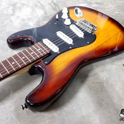 Cort / Memphis / Samick Lawsuit Era MIK S-Style Electric Guitar (1970s, Honeyburst) image 12