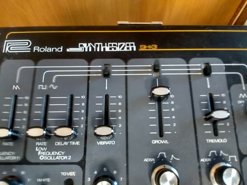 Roland Sh-3 Analog Synthesizer Late 70's to 81 Black image 1