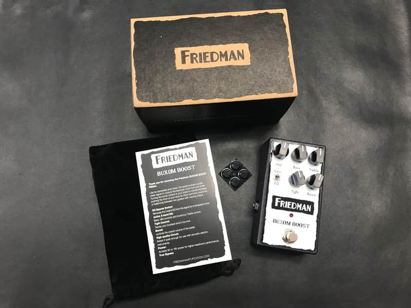 Friedman Buxom Boost Pedal  Clean Boost with EQ - New! image 1