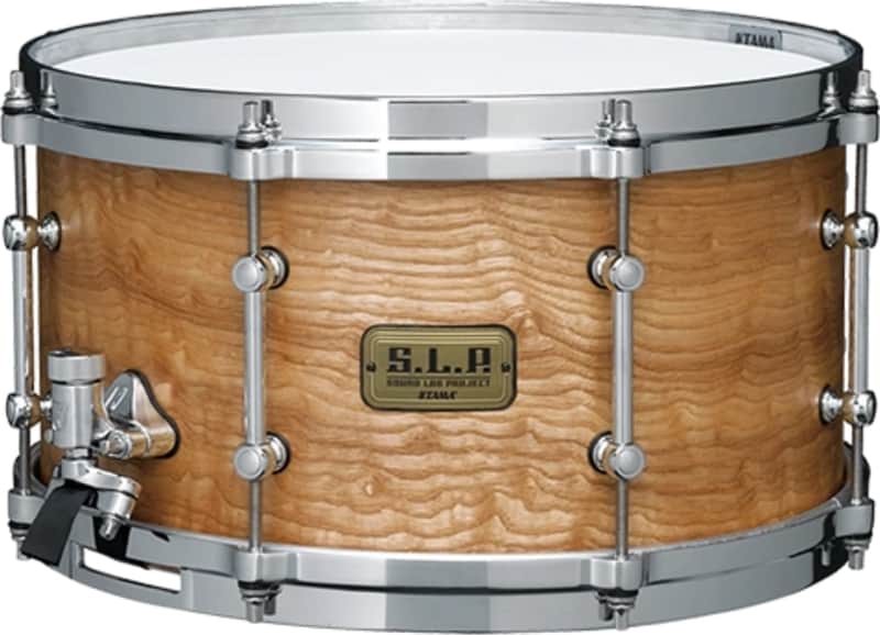 Tama S.L.P. G-Maple Snare Drum, 13" x 7", Satin Tamo Ash image 1