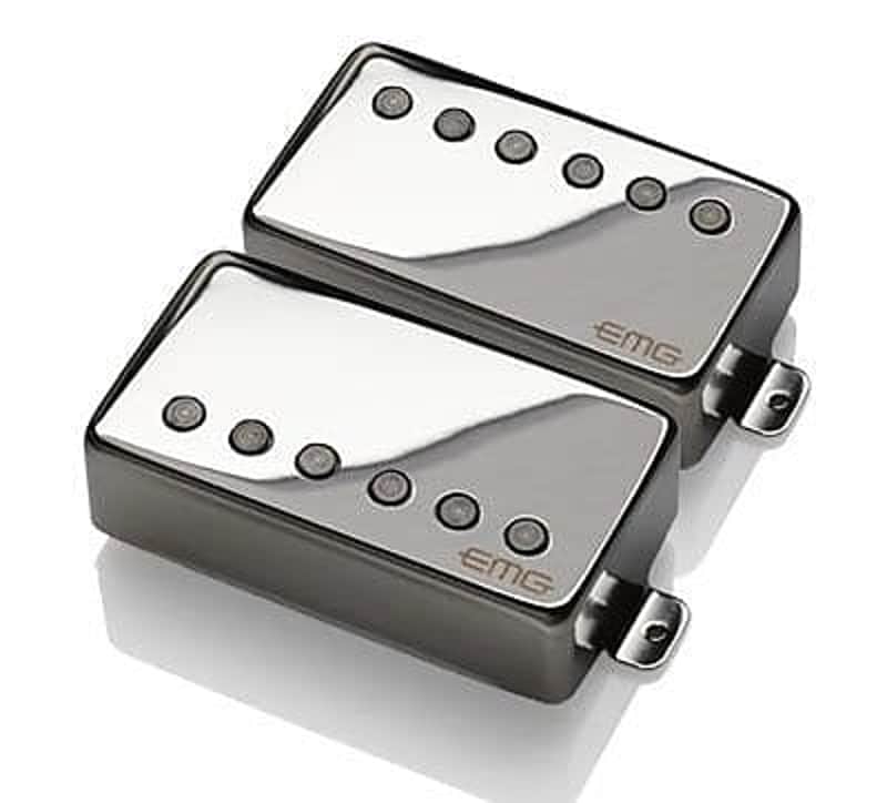 EMG 57/66 Active Humbucker Set 2018-Present Chrome image 1