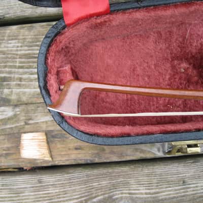 Hardanger Fiddle violin, Hardingfele + Albert Nurnberger Bow  1918 amber image 16