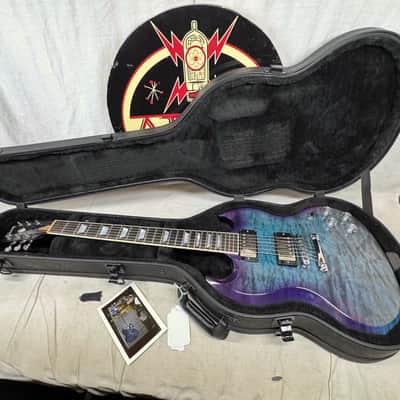Gibson SG Modern Guitar with Case - Headstock Repaired - UGLY! 2023 - Blueberry Fade image 1