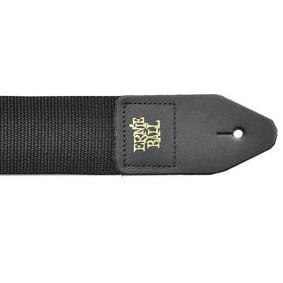 Ernie Ball Black Polypro Guitar Strap 4037 image 5