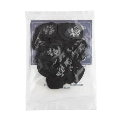 Dunlop 488R.50 Tortex® Pitch Black Standard Guitar Picks 72 Pack image 2