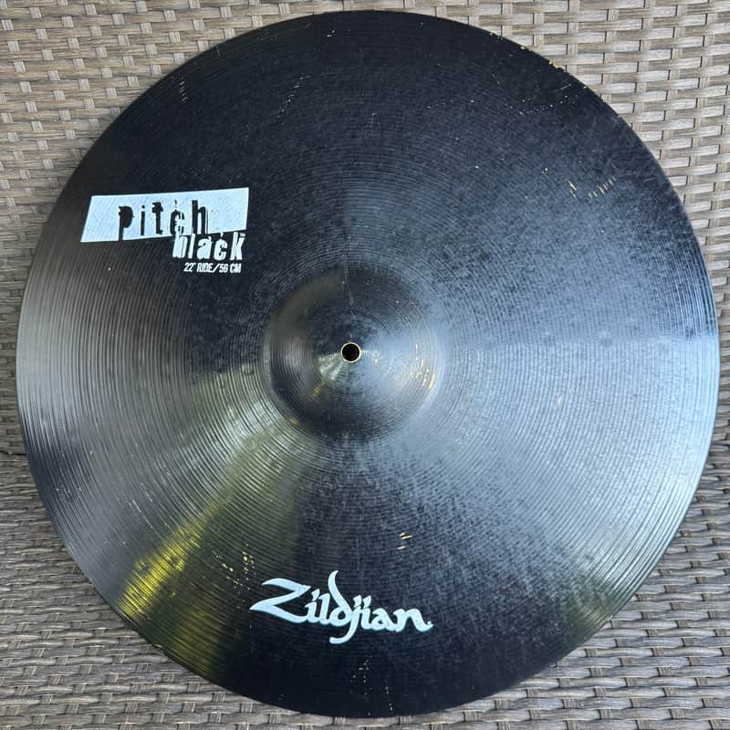 Zildjian Pitch Black 22” Ride Cymbal image 1