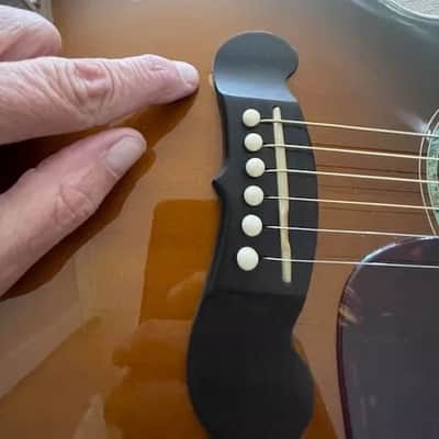 2003 Gibson J-185 CE Jumbo Cutaway Acoustic Electric Guitar New Strings Pro Setup Case Candy, Warranty Cards, Gibson Deluxe Hard Shell Case - Excellent Cond! image 7