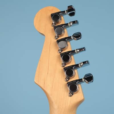 1989-1990 Fender MIJ Stratocaster Strat Japan Maple Neck Black Electric Guitar image 3