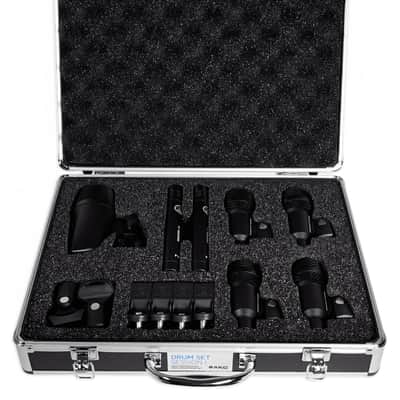 AKG Drum Set Session I (7) Microphone Kit w/ Bass/Overhead/Snare/Tom+Clamps+Case image 7