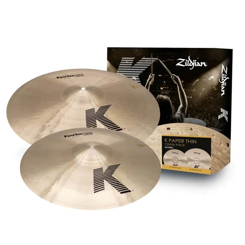 Zildjian KZCRP01 K Series Paper Thin Crash Box Set 18/20" Cymbal Pack image 1