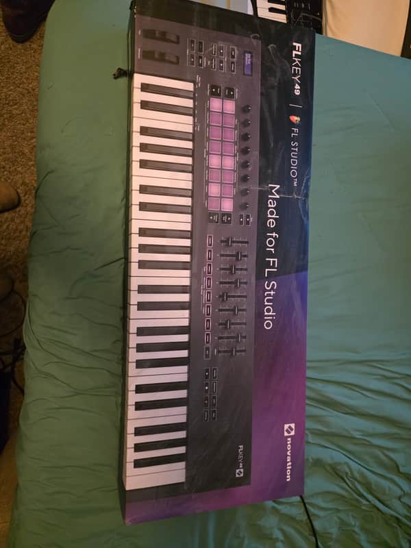 Novation FLkey 49 MIDI Keyboard Controller 2023 - 2026 - Black image 1