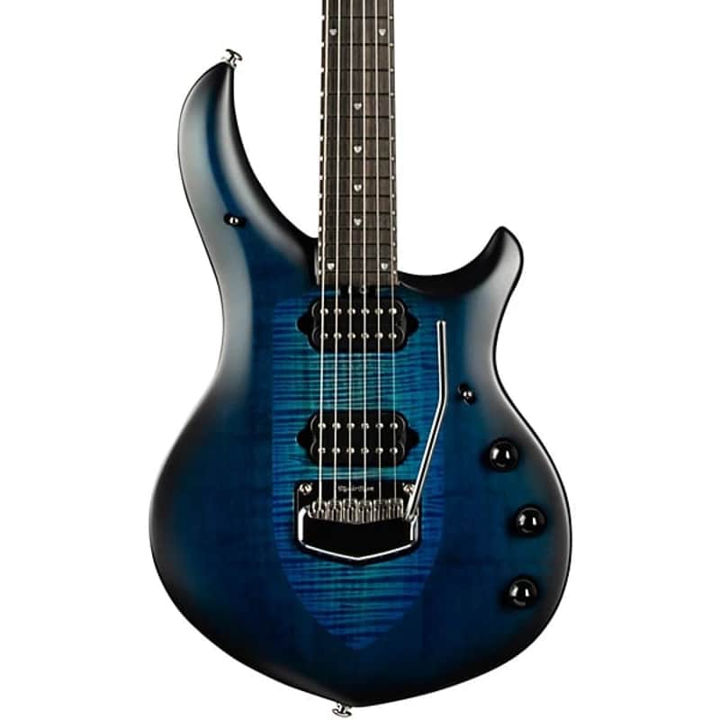 The Majesty Ernie Ball Music Man John Petrucci Majesty 6 Electric Guitar (NEW ARRIVAL) 2024 - Blue Silk image 1