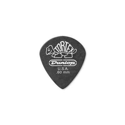 Dunlop Tortex Pitch Jazz Picks 0,60 12-Pack, black - Set of Picks image 1