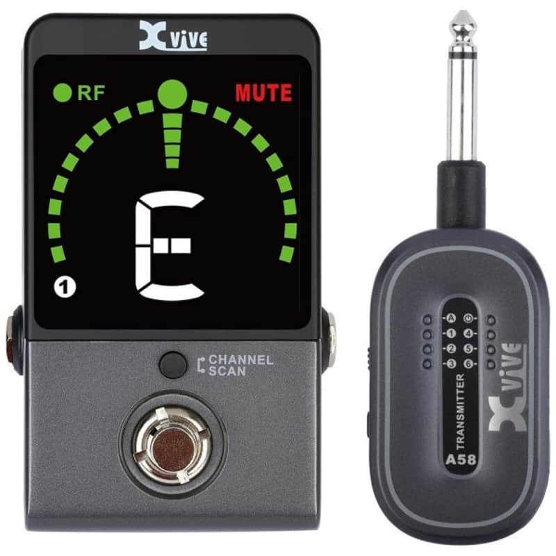 XVive P58 Digital Guitar Pedal Tuner Wireless System 5.8 GHz image 1