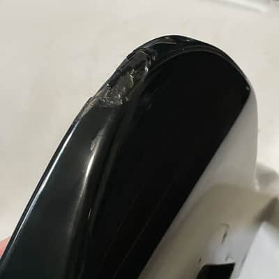 1990 USA Fender American Stratocaster Black Guitar Body 2 Post Tremolo Ready image 13