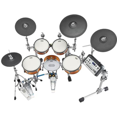 Yamaha DTX10K-M Real Wood Shell Finish w/ Mesh Heads. Amazing Kit, Top of the Line E-Drums by Yamaha image 3