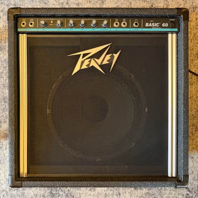 Vintage 1990s Peavey Basic 60 Bass Guitar Amplifier Combo Amp 60W image 3
