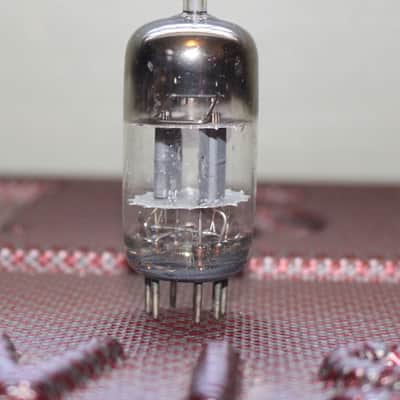 GE 12AT7 ECC81 GRAY PLATE BENT REC [] GETR TIGHT BALANCE TEST NOS VINTAGE 1954ISH image 1
