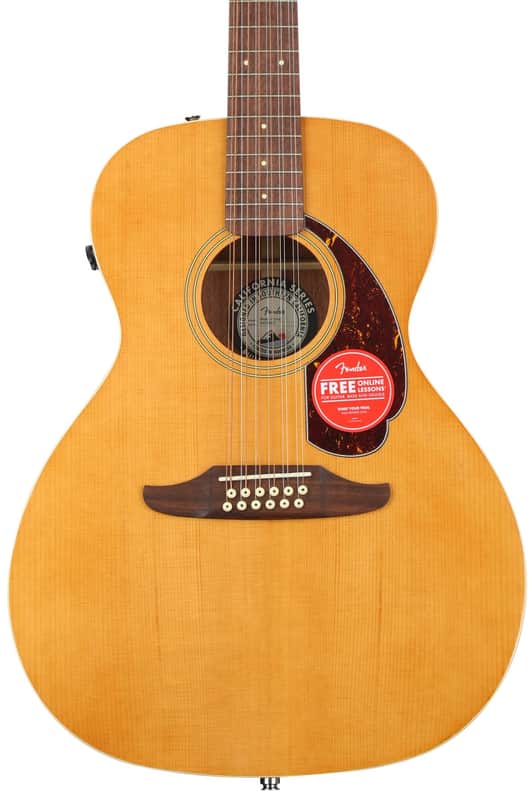 Fender Villager 12-string Acoustic-electric Guitar - Aged Natural image 1