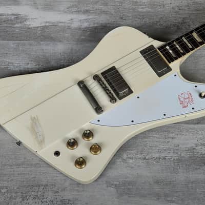 1989 Burny (by Fernandes Japan) RFB-80 Reverse Firebird (Vintage White) image 1