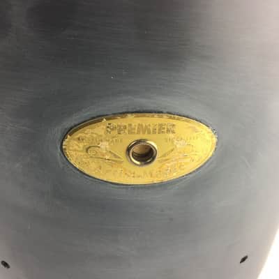 Premier Artist Maple 13” Tom Drum Shell - Unfinished Raw Black image 8